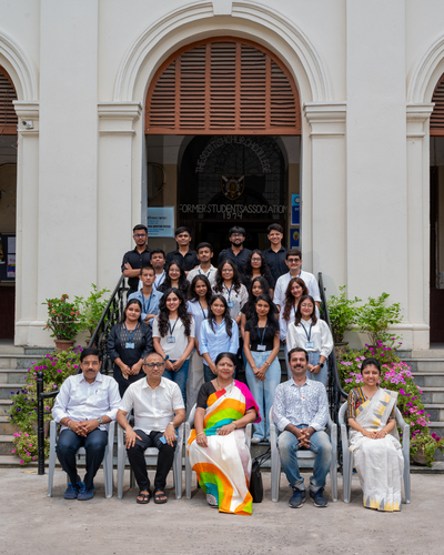 Group photos of the final year students (2025) with their teachers